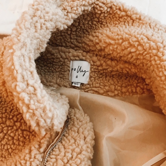 PRINCESS POLLY | teddy jacket - Picture 1 of 4